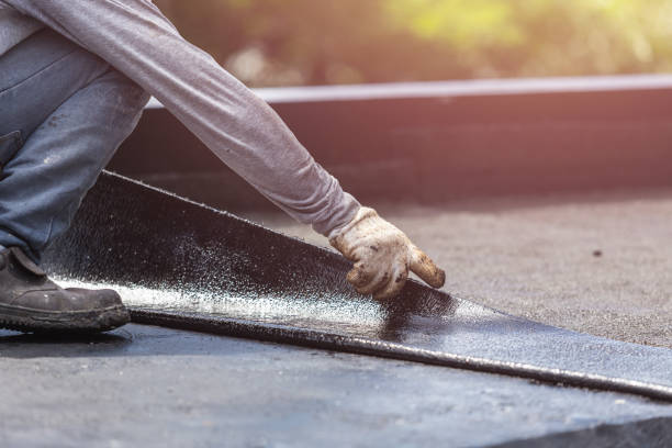 Professional Exterior Waterproofing technician working in Bethpage, NY